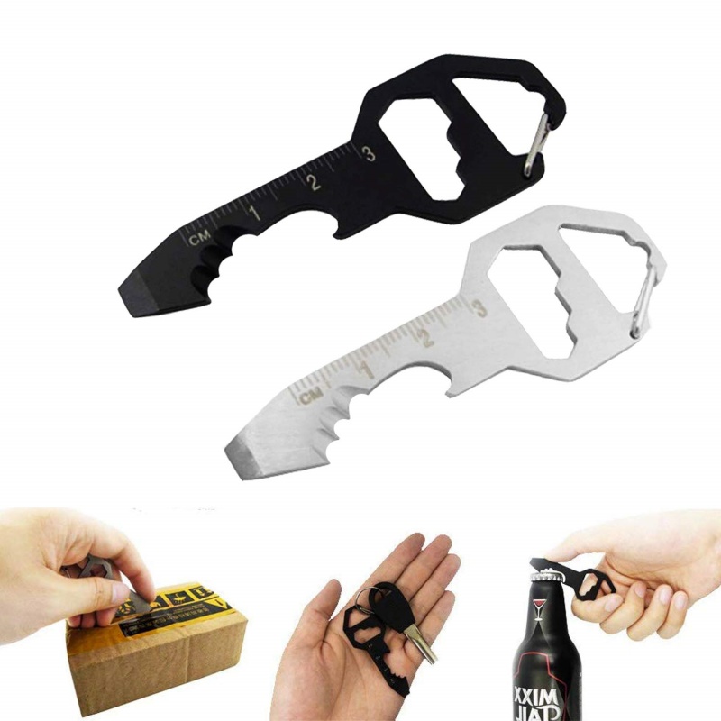 Edc Carry All - Flesopener Multitool, roestvrijstalen EDC-gadget, 6 in