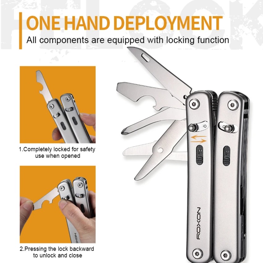 Edc Carry Pliers - R's originele S804G Flex multitooltang met