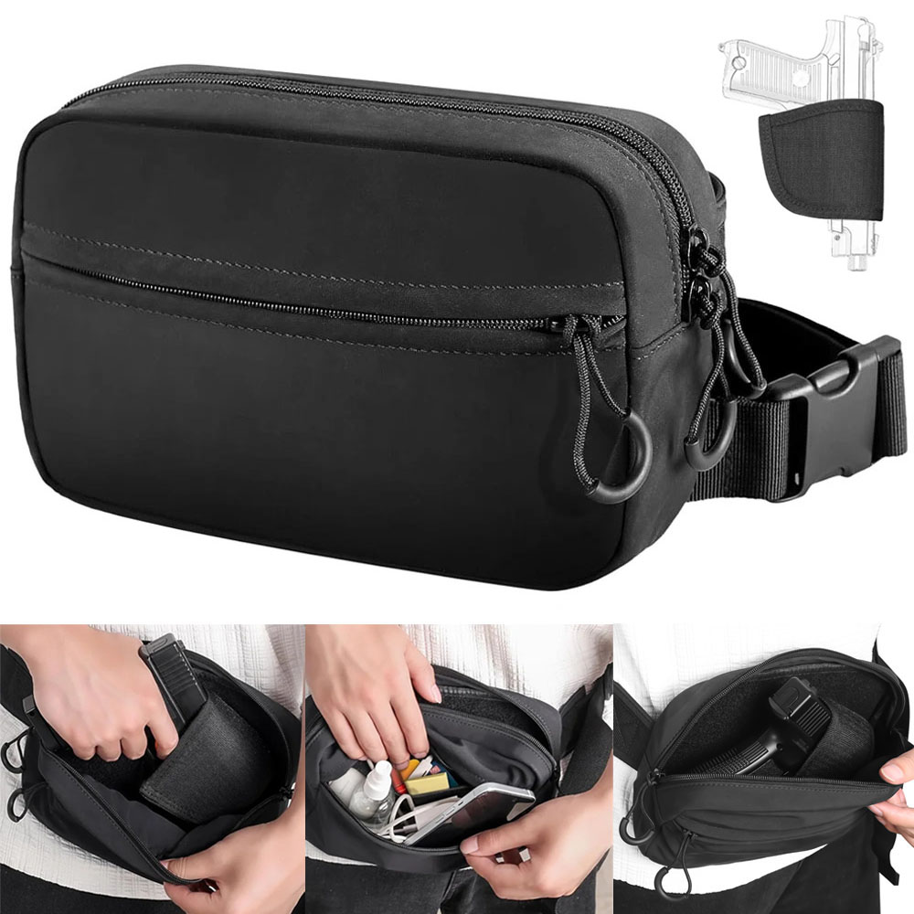 Edc Concealed Carry Fanny Pack - Verborgen Carry Gun Bag Pistool Pistool