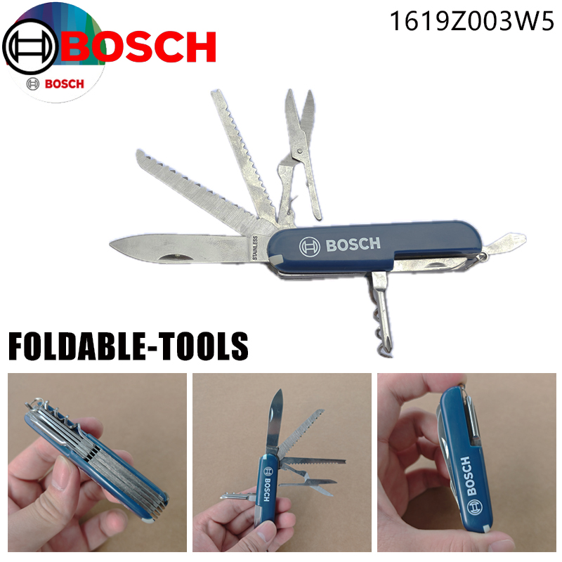Edc Carry All - Bosch Opvouwbaar Multi-Tool Zakmes All-in-One Roestvrij