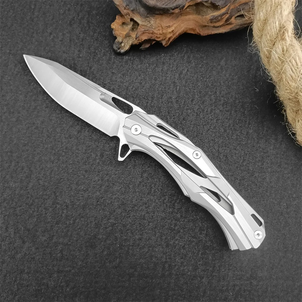 Edc Carry All - EDC Vouwmes met holgesneden, volledig stalen