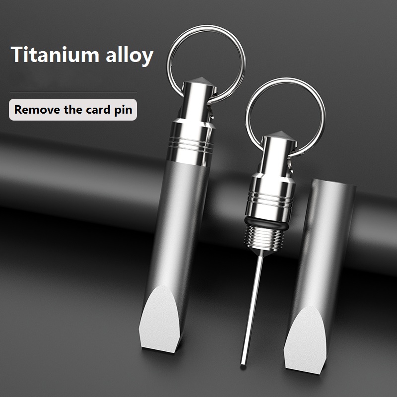 Titanium Pry Bar - Multifunctionele Titanium Legering Verwijder De Kaart