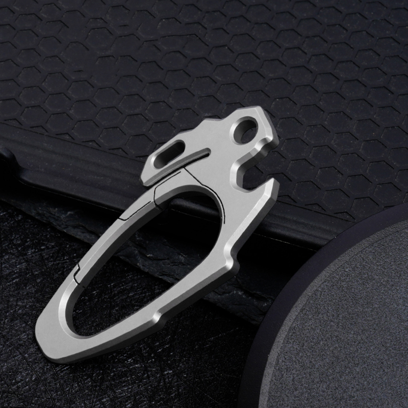 Titanium Pry Bar - Outdoor titanium legering multifunctionele sleutelhanger EDC