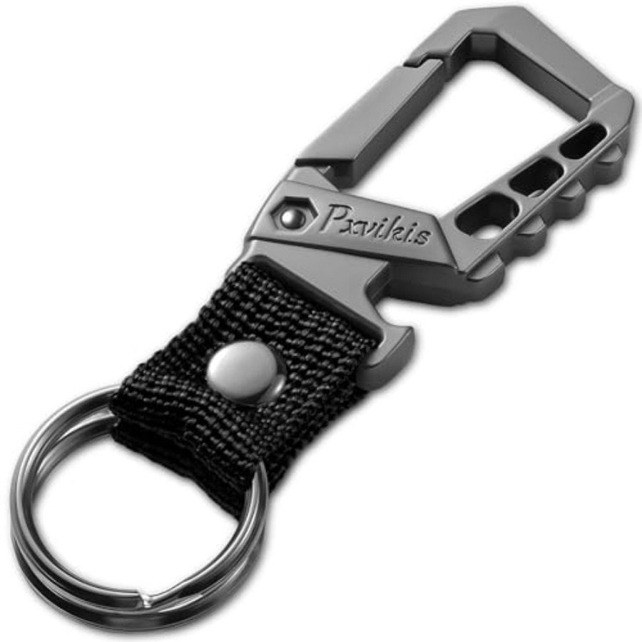 Bottle Opener Keyring - Metalen heavy-duty sleutelhanger karabijnhaak flesopener polsbandje