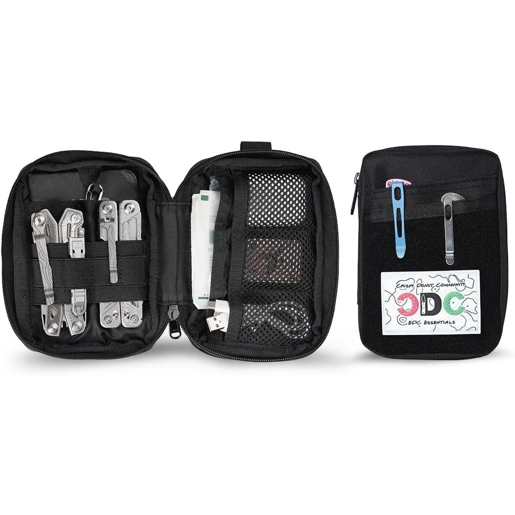 Edc Every Day Carry おもちゃ - VIPERADE VE32 EDC-tasje, zakorganizer met patch-oppervlak,