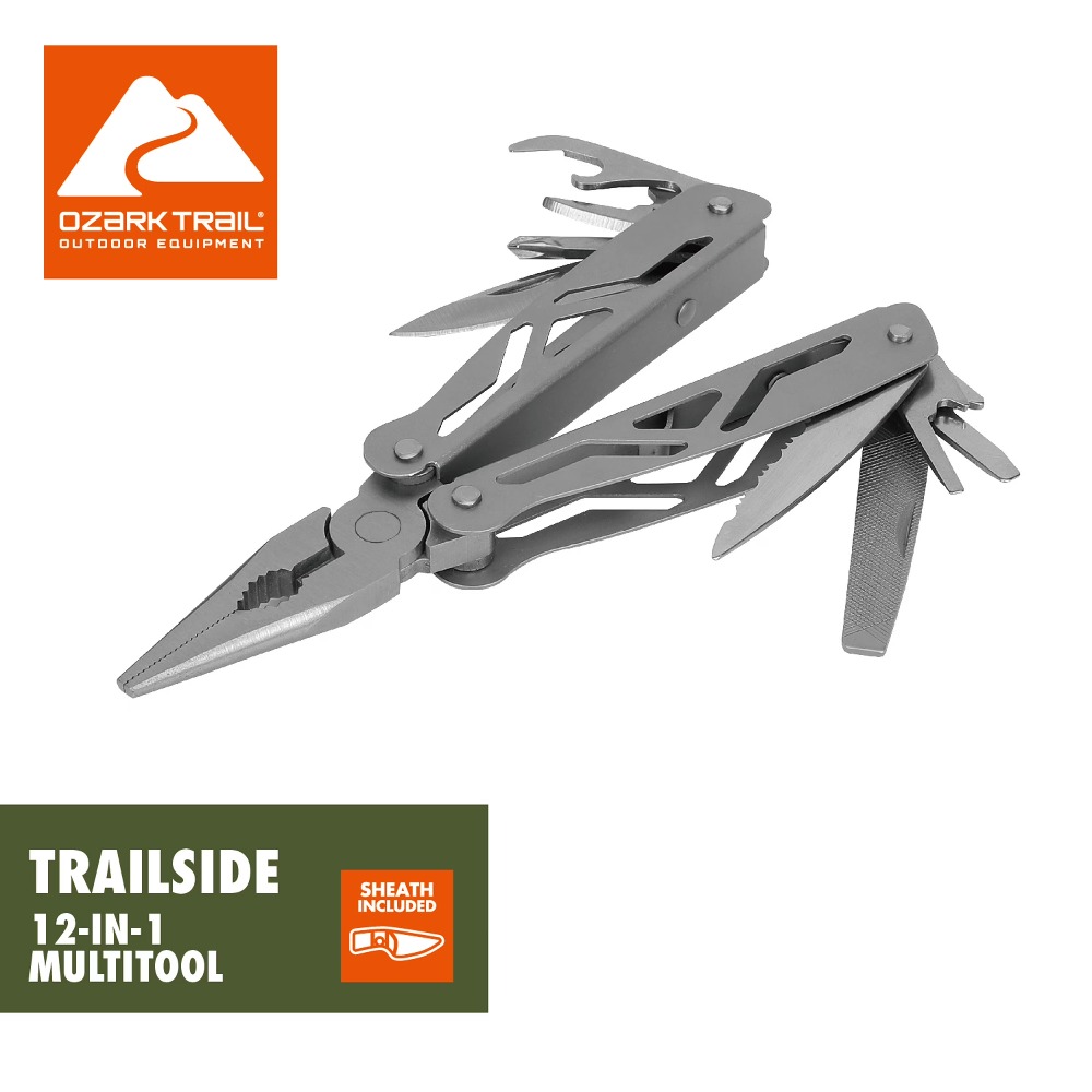 Edc Carry Pliers - 12-in-1 multitool voor kamperen, wandelen, overlevingsuitrusting