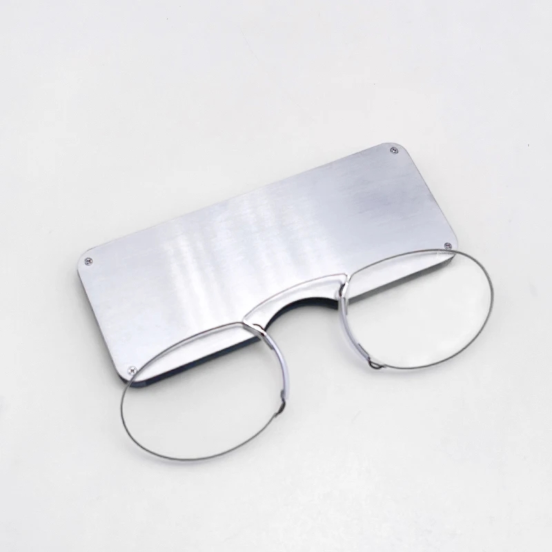 Wallet Slim Titanium - 2024 Titanium Mini Leesbril Clip Neus