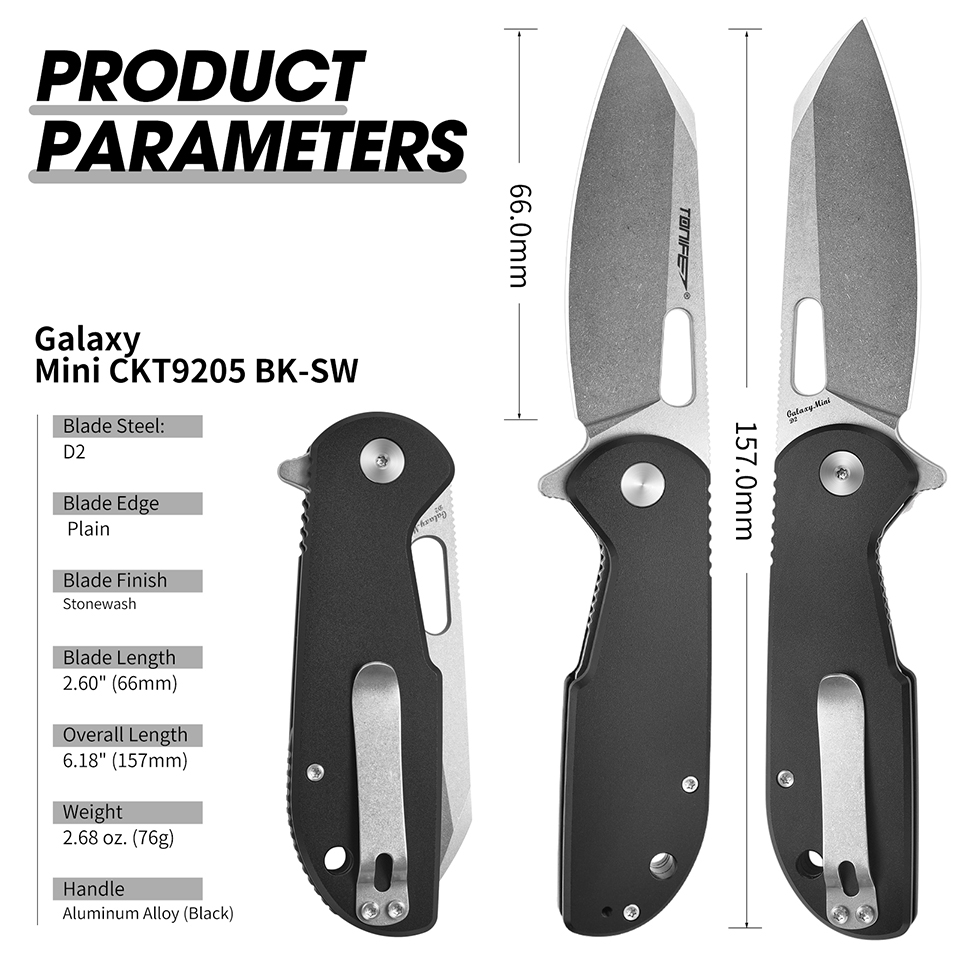 Edc Every Day Carry おもちゃ - TONIFE Galaxy Mini CKT9205 zakmes met