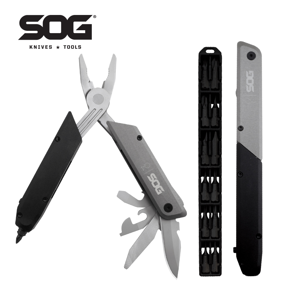 Edc Carry Pliers - SOG BATON Q4 22-in-1 EDC-multitoolset met