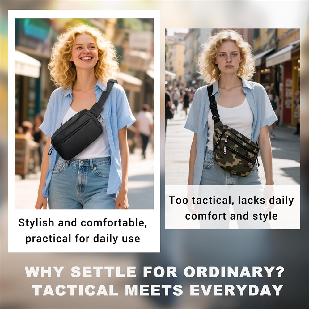Verborgen Carry Gun Bag Pistoo - Edc Concealed Carry Fanny Pack recensie en prijs