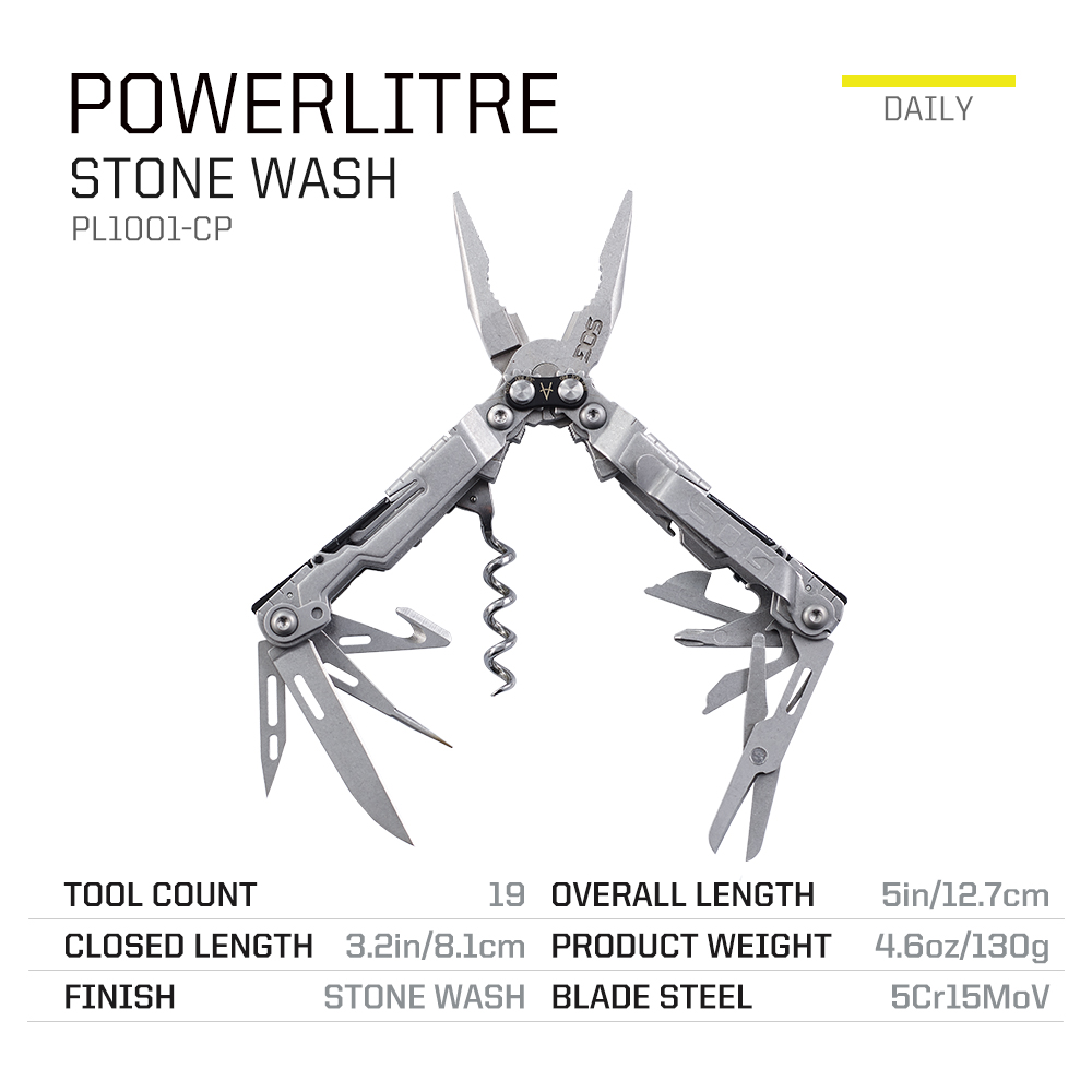 SOG 19 in 1 PowerLitre Mini Mu - Edc Carry Pliers recensie en prijs