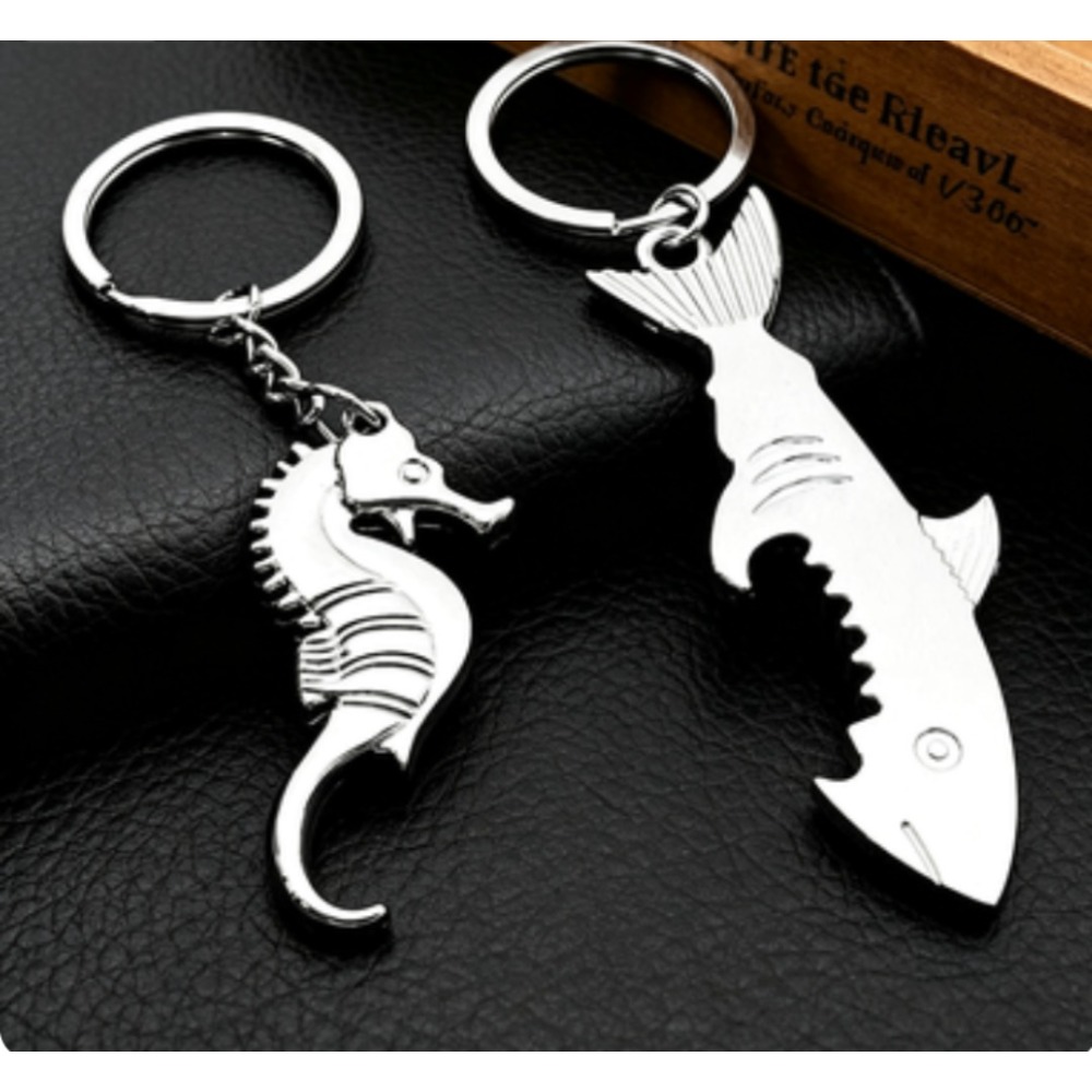 Metalen haai sleutelhanger fle - Bottle Opener Keyring recensie en prijs