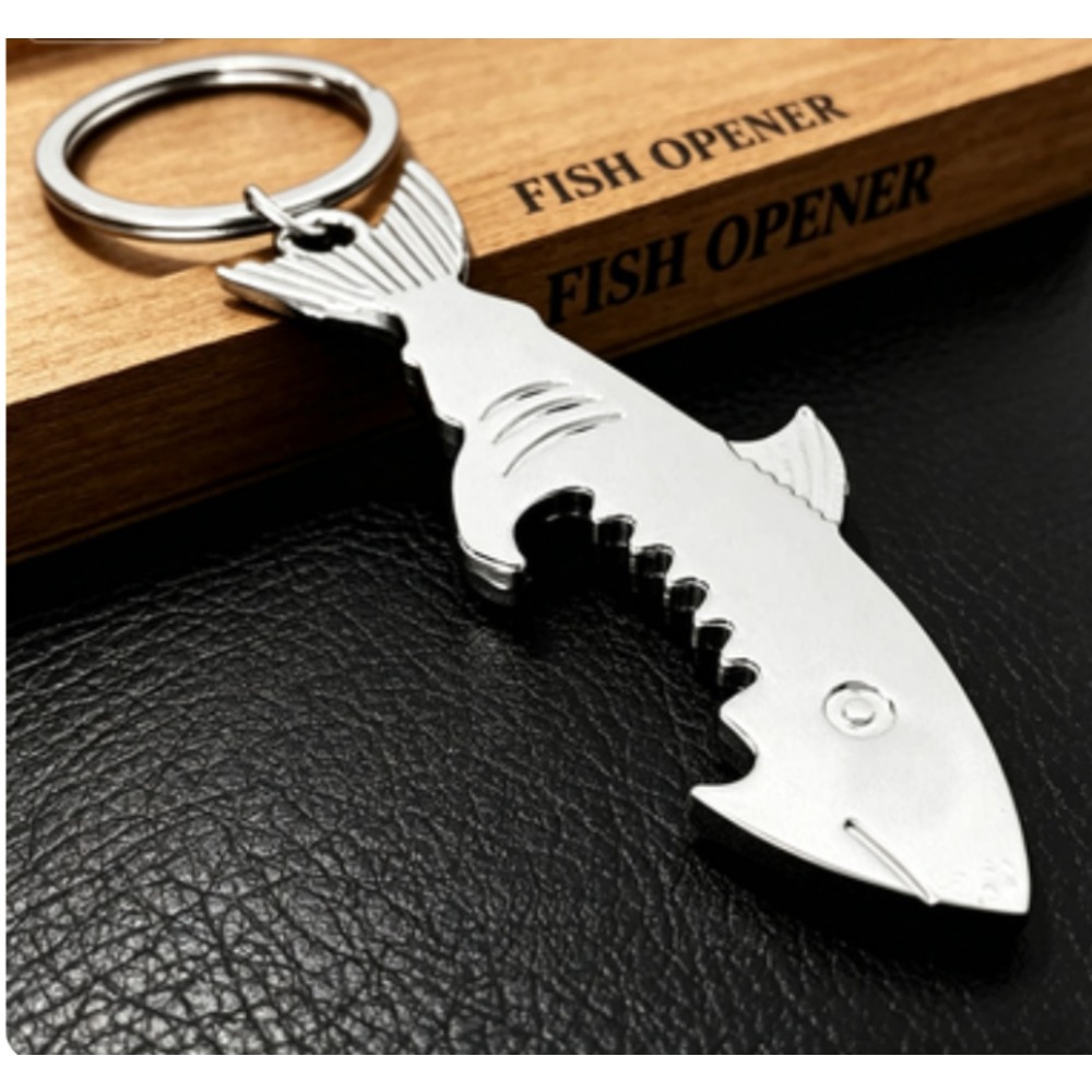 Metalen haai sleutelhanger fle - Bottle Opener Keyring recensie en prijs