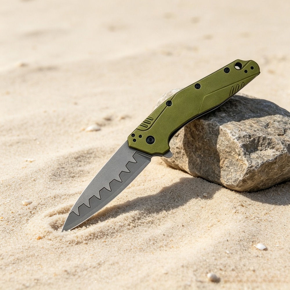 1812 EDC Opvouwbaar zakmes T6  - Edc Concealed Carry Knife recensie en prijs