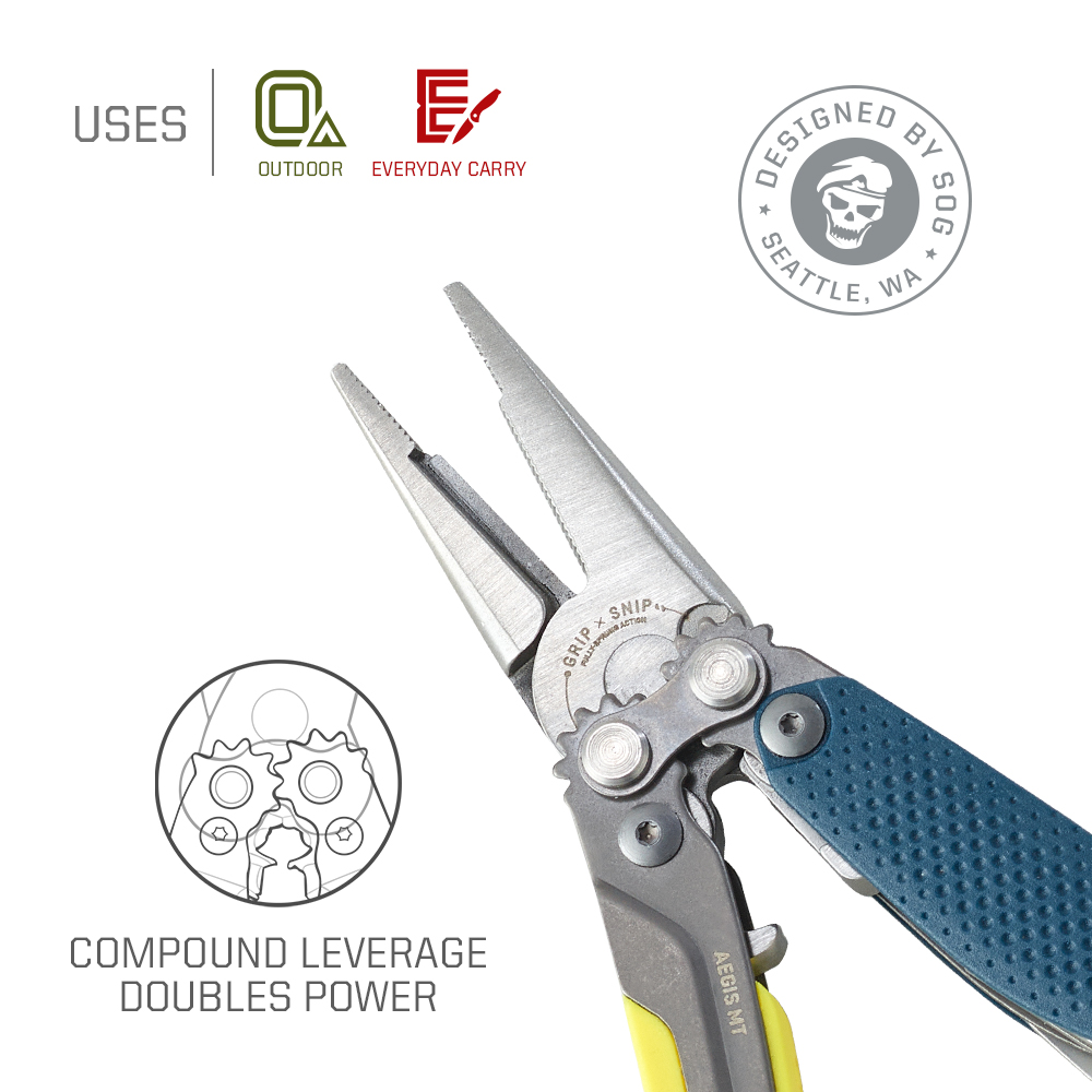 SOG 5 in 1 Aegis MT Mini draag - Edc Carry Pliers recensie en prijs