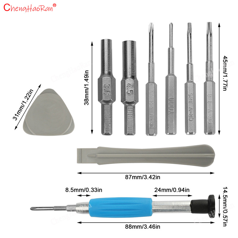 1Set Schroevendraaier Set 9 +  - Micro Screwdriver Kit recensie en prijs