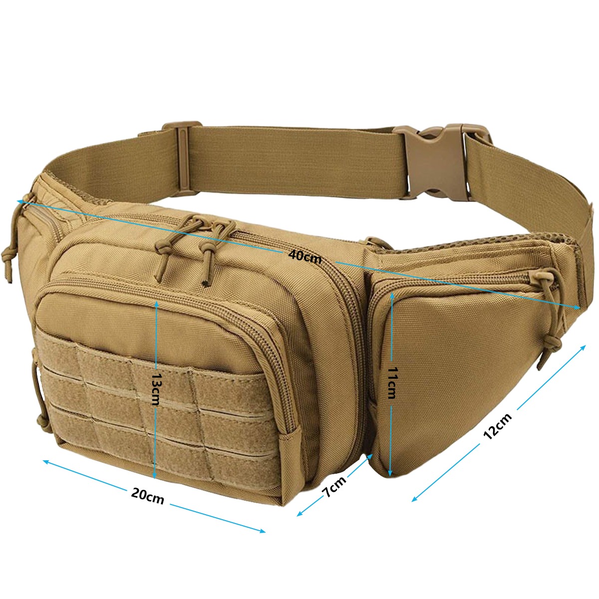 MOLLE Tactische Verborgen Draa - Edc Concealed Carry Fanny Pack recensie en prijs