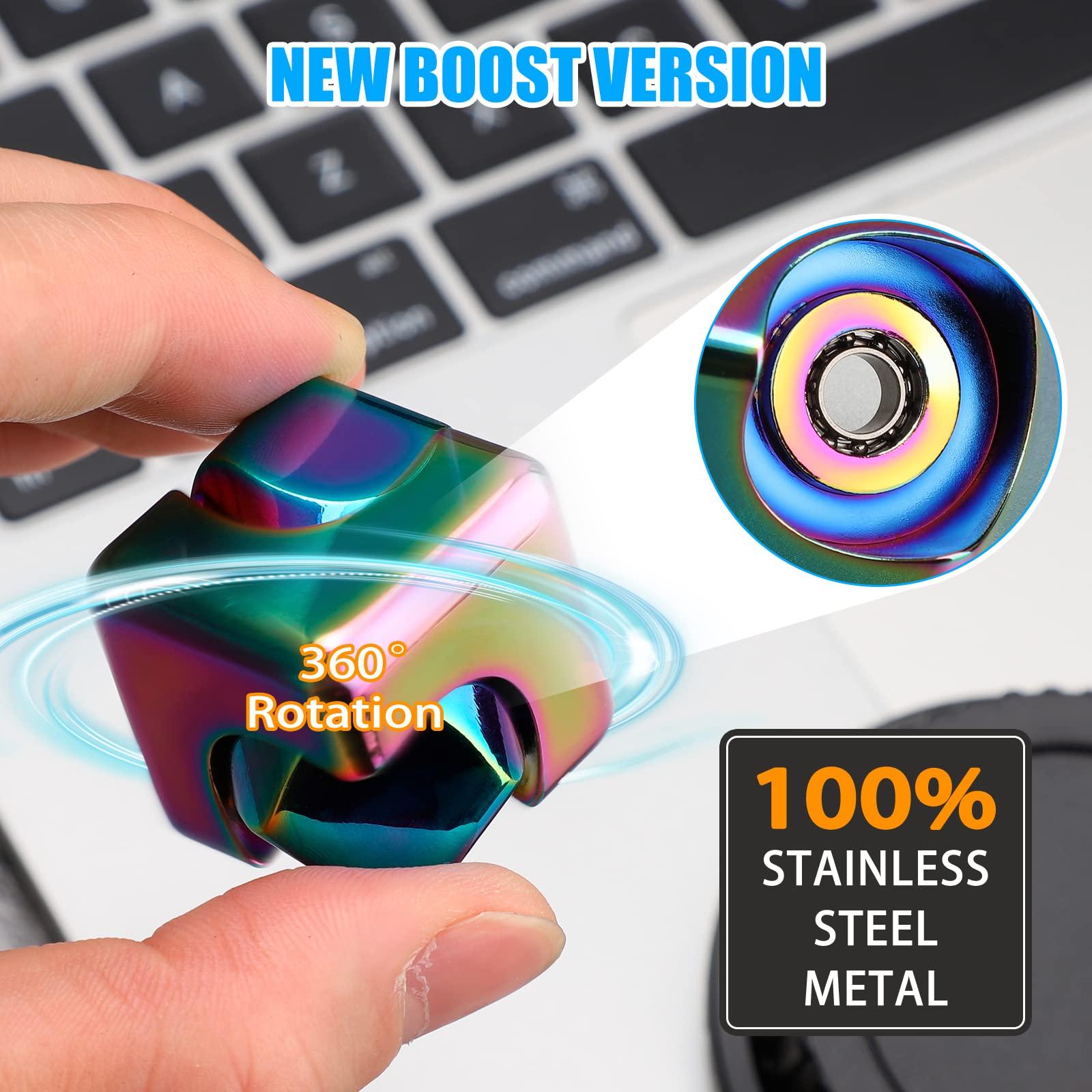 Metalen Kubus Roterende Vinger - Fidget Spinner Bearing recensie en prijs