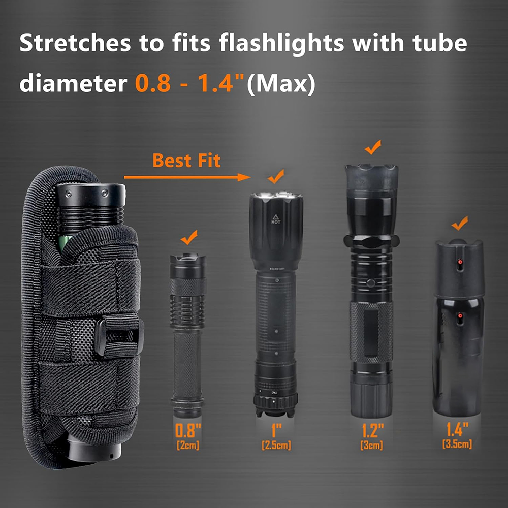 Tactische Zaklamp Pouch Holste - Edc Carry Accessories recensie en prijs