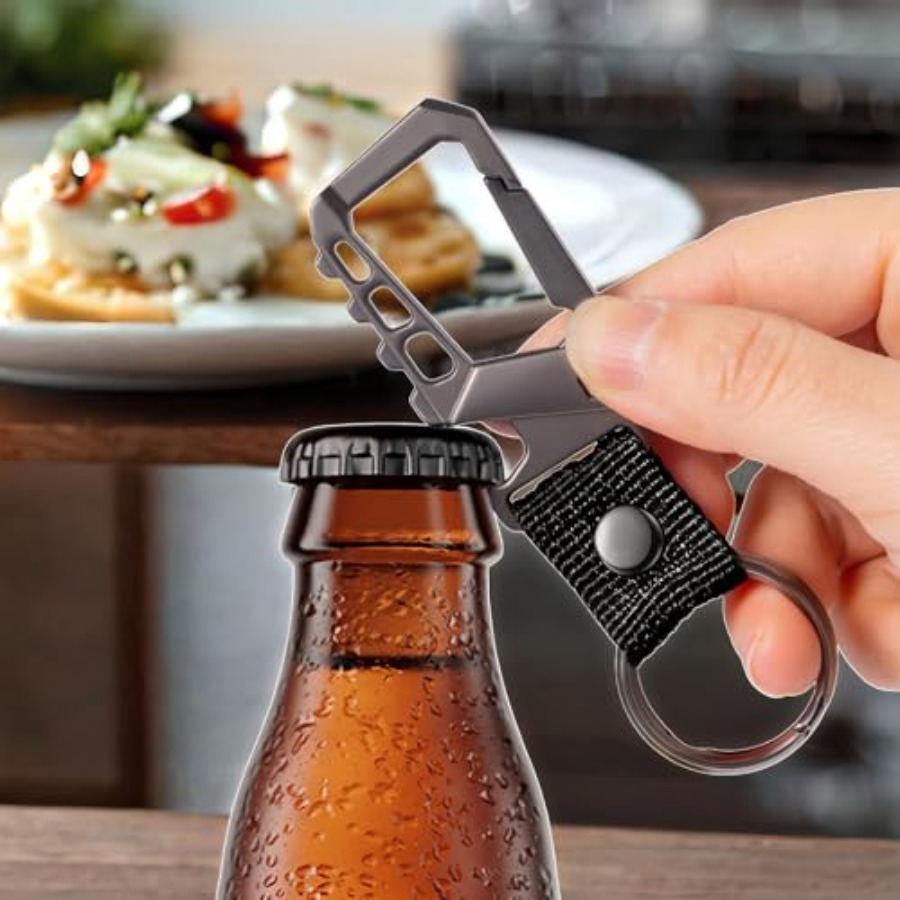 Metalen heavy-duty sleutelhang - Bottle Opener Keyring recensie en prijs