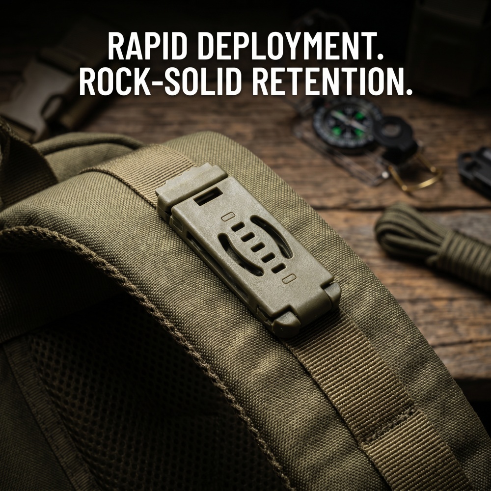 DIY Kydex Holster MOLLE Rugcli - Edc Carry Accessories recensie en prijs