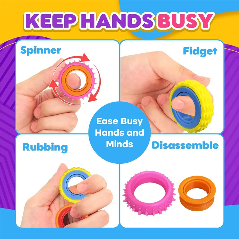 6PCS Zintuiglijke Speelgoed Fi - Fidget Spinner Bearing recensie en prijs