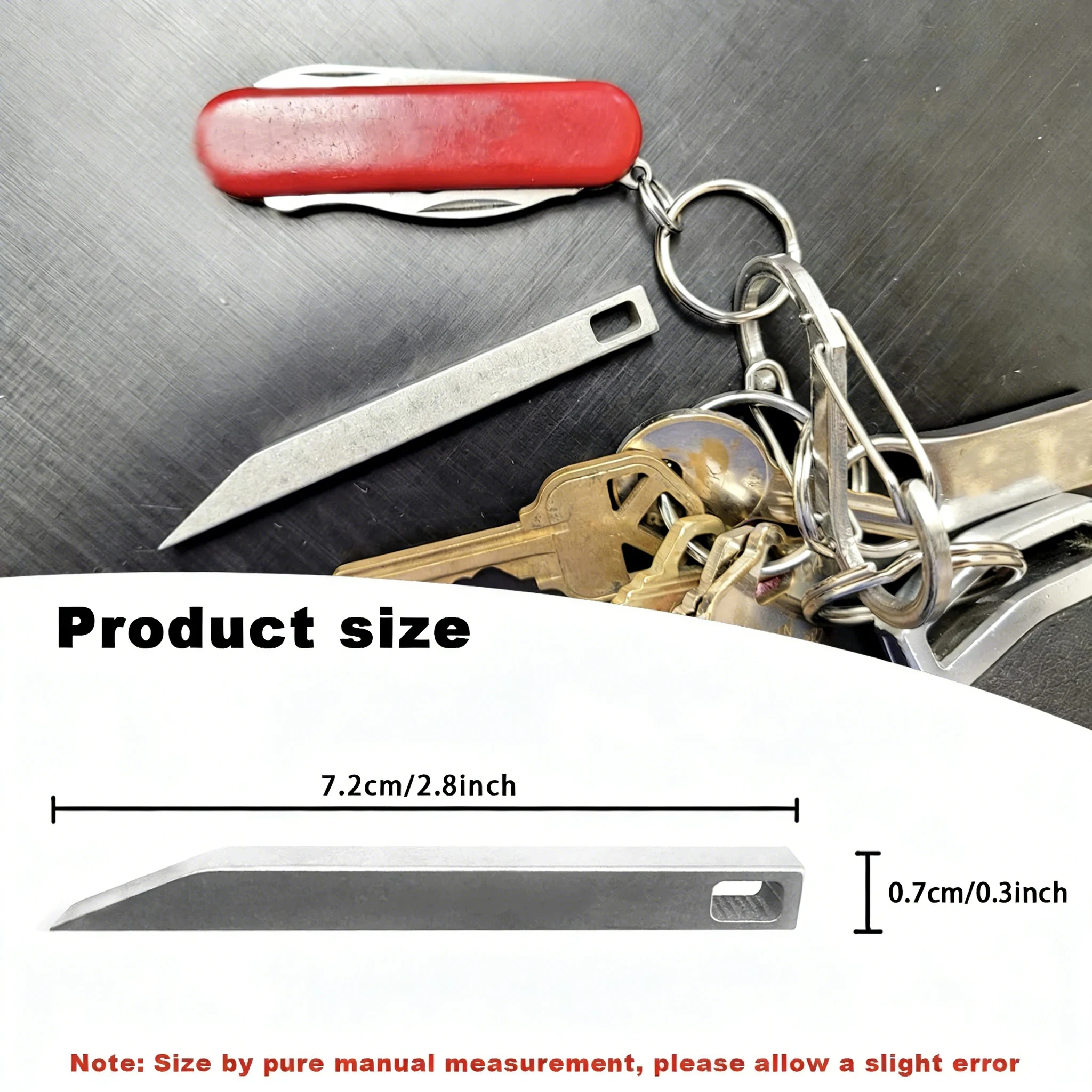 Zware sleutelhanger-krik EDC-k - Edc Every Day Carry おもちゃ recensie en prijs