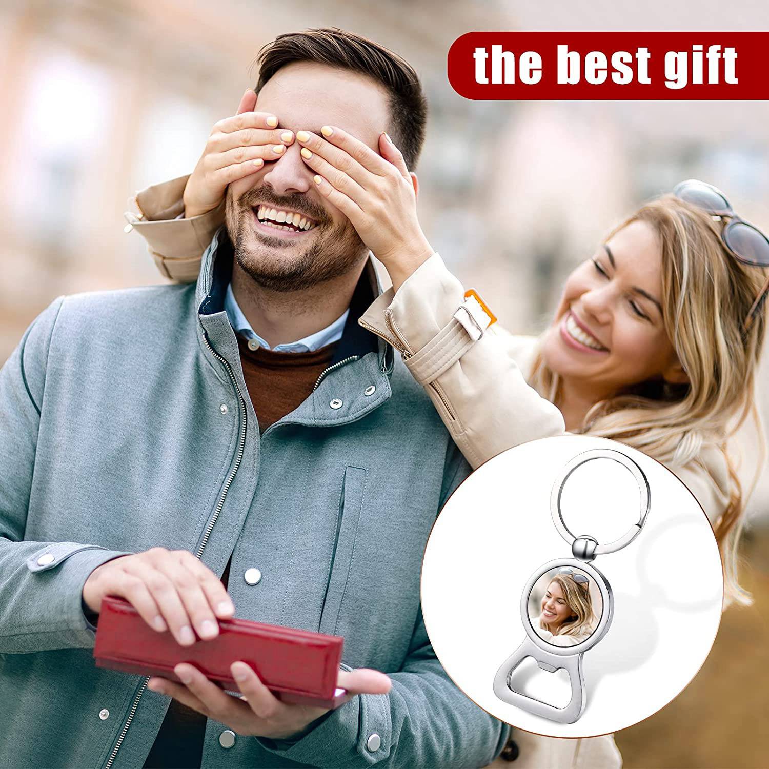AED7-10 stuks sublimatie sleut - Bottle Opener Keyring recensie en prijs