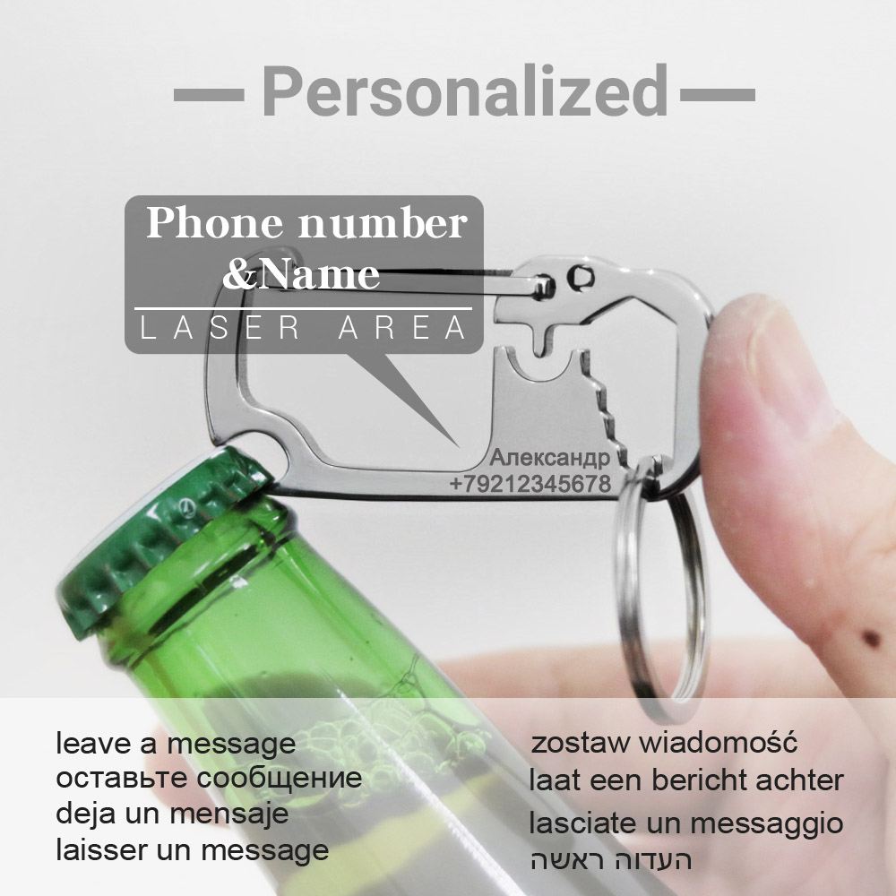 Gepersonaliseerde Naam Nummer  - Bottle Opener Keyring recensie en prijs